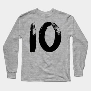 Number 10 Long Sleeve T-Shirt